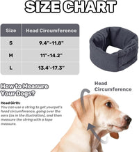 HKM-177043 Dog Calming Hoodie with Adjustable Ear Muffs for Noise Protection and Anxiety Relief