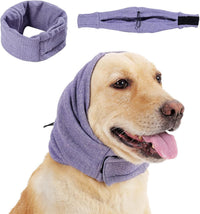 HKM-177043 Dog Calming Hoodie with Adjustable Ear Muffs for Noise Protection and Anxiety Relief