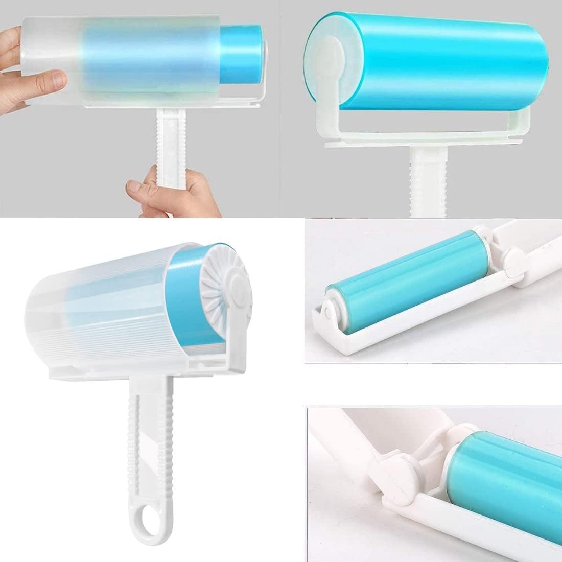 HKM-379411 Reusable Washable Lint Roller for Dog and Cat Hair Removal ¨C Easy to Clean and Portable Pet Hair Cleaner