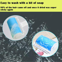 HKM-379411 Reusable Washable Lint Roller for Dog and Cat Hair Removal ¨C Easy to Clean and Portable Pet Hair Cleaner