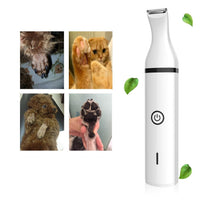 HKM-804243 Pet Grooming Clipper with Nail Grinding Head and Trimming Attachments - Model G12 in White and Black