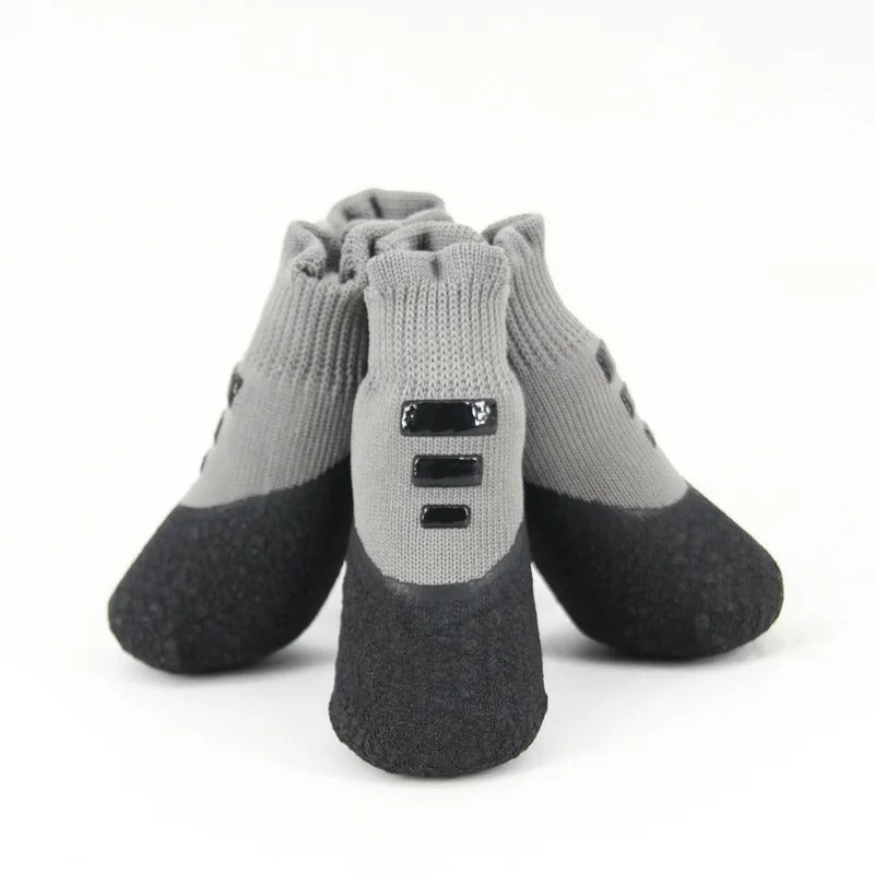 HKM-715987 Waterproof Anti-Slip Pet Shoes for Outdoor Use ¨C Warm and Wear-Resistant Dog Sneakers