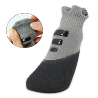 HKM-715987 Waterproof Anti-Slip Pet Shoes for Outdoor Use ¨C Warm and Wear-Resistant Dog Sneakers