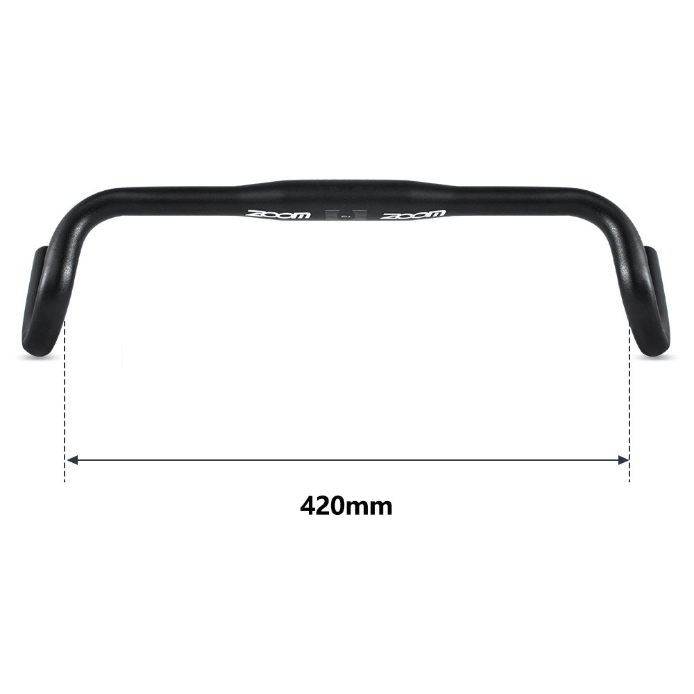 HKM-471571 Aluminum Alloy 420mm Bent Road Bike Handlebar for Racing