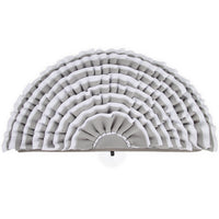 HKM-673619 Semi-Round Pet Sniffer Pad for Slow Food with Shaker Velvet Material, 60 x 30 x 5 cm