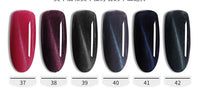 HKM-958611 Cat's Eye Nail Polish Glue Set for Phototherapy - 10ml, 48 Color Options