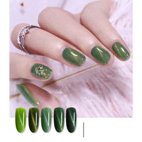HKM-958611 Cat's Eye Nail Polish Glue Set for Phototherapy - 10ml, 48 Color Options