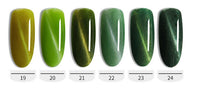 HKM-958611 Cat's Eye Nail Polish Glue Set for Phototherapy - 10ml, 48 Color Options