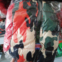 HKM-992787 Camouflage Dog Cotton Coat in Various Colors and Sizes