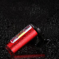 HKM-358291 Three-Color Dimming USB Rechargeable Bicycle Taillight for Enhanced Safety