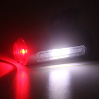 HKM-358291 Three-Color Dimming USB Rechargeable Bicycle Taillight for Enhanced Safety