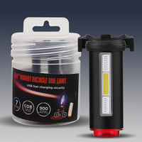 HKM-358291 Three-Color Dimming USB Rechargeable Bicycle Taillight for Enhanced Safety