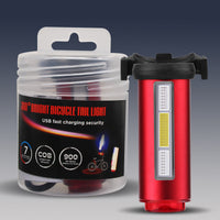 HKM-358291 Three-Color Dimming USB Rechargeable Bicycle Taillight for Enhanced Safety