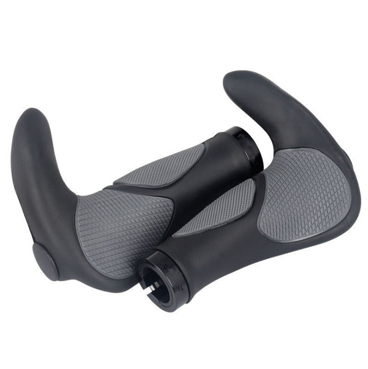 HKM-520147 Durable Rubber Horn Handle for Mountain Bikes