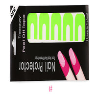 HKM-891923 Nail Art Spill Prevention Sticker - 5 Color Options for Mess-Free Polish Application