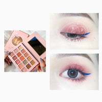 HKM-900563 15-Color Tiangong Jade Rabbit Eyeshadow Palette - Earthy Tones, Matte & Pearly Finish