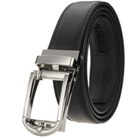 HKM-002963 Men's Cowhide Leather Belt - 3.5cm Wide, Durable and Stylish Design, Perfect for Everyday Use