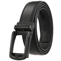 HKM-002963 Men's Cowhide Leather Belt - 3.5cm Wide, Durable and Stylish Design, Perfect for Everyday Use