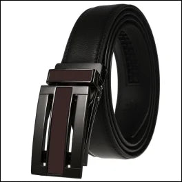 HKM-002963 Men's Cowhide Leather Belt - 3.5cm Wide, Durable and Stylish Design, Perfect for Everyday Use