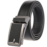 HKM-002963 Men's Cowhide Leather Belt - 3.5cm Wide, Durable and Stylish Design, Perfect for Everyday Use