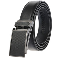 HKM-002963 Men's Cowhide Leather Belt - 3.5cm Wide, Durable and Stylish Design, Perfect for Everyday Use