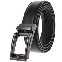 HKM-002963 Men's Cowhide Leather Belt - 3.5cm Wide, Durable and Stylish Design, Perfect for Everyday Use