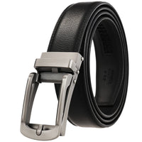 HKM-002963 Men's Cowhide Leather Belt - 3.5cm Wide, Durable and Stylish Design, Perfect for Everyday Use