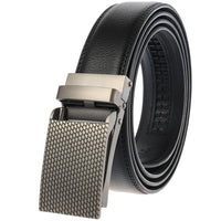 HKM-002963 Men's Cowhide Leather Belt - 3.5cm Wide, Durable and Stylish Design, Perfect for Everyday Use