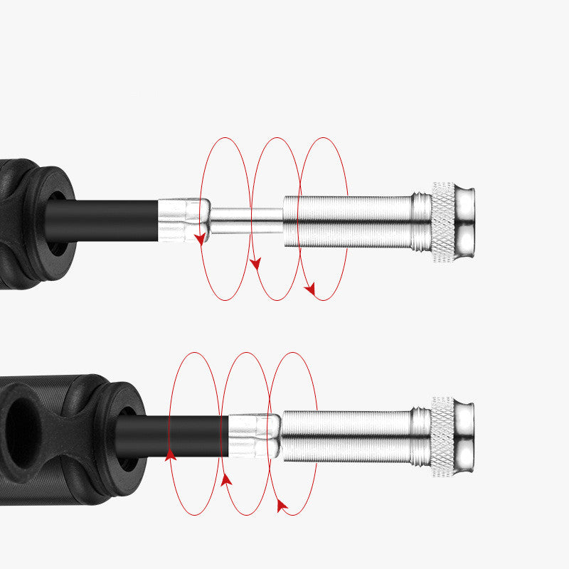 HKM-879443 High-Performance Bicycle Pump with Double Action Design for Fast Inflation