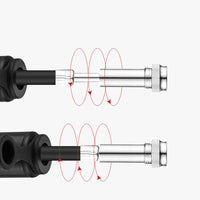 HKM-879443 High-Performance Bicycle Pump with Double Action Design for Fast Inflation