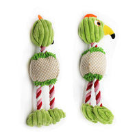 HKM-769619 Three-Color Cotton Rope Bird Toy for Pets - Plush Doll with Healthy Teeth Benefits, 28x6CM