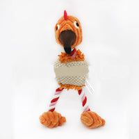HKM-769619 Three-Color Cotton Rope Bird Toy for Pets - Plush Doll with Healthy Teeth Benefits, 28x6CM