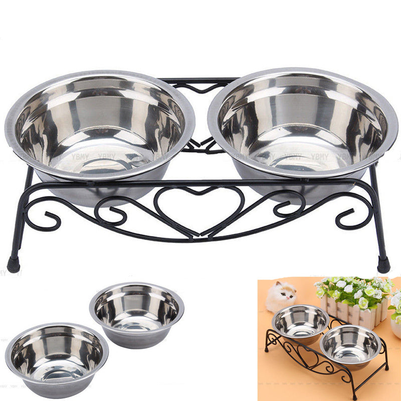 HKM-649555 Durable Stainless Steel Pet Bowl for Cats and Dogs
