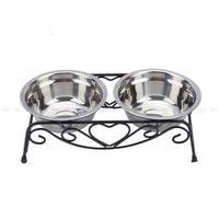 HKM-649555 Durable Stainless Steel Pet Bowl for Cats and Dogs