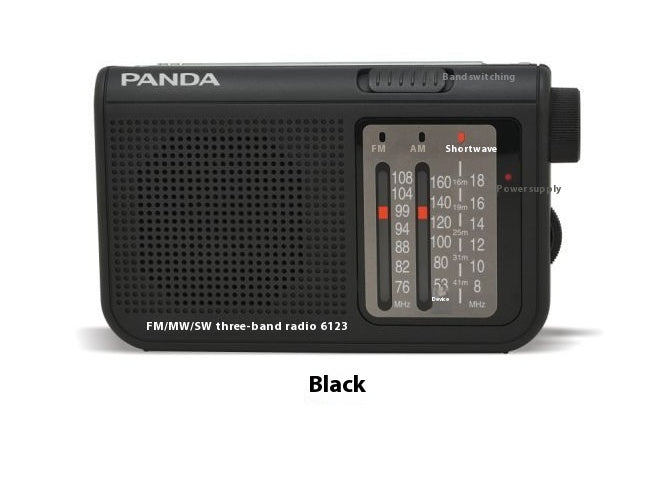 KTX-331411 Medium Wave and Short Wave Radio with Lithium Battery and Headphones - Compact and Portable Design