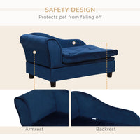 HKM-826899 Luxury Small Dog Bed with Hidden Storage and Soft Foam Cushion, Modern Pet Furniture for Small Breeds