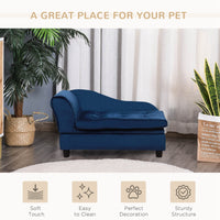 HKM-826899 Luxury Small Dog Bed with Hidden Storage and Soft Foam Cushion, Modern Pet Furniture for Small Breeds