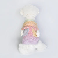 HKM-224787 Colorful Tie-Dye Wool Cardigan Sweater for Casual Wear