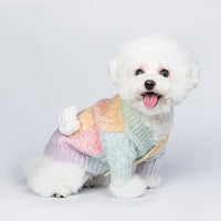 HKM-224787 Colorful Tie-Dye Wool Cardigan Sweater for Casual Wear