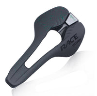 HKM-401427 Comfortable Breathable Hollow Bicycle Saddle Cushion in Microfiber Leather, Foldable Design