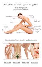 HKM-399187 Electric Laser Hair Removal Device - Full Body, Face, Bikini, and Armpit Hair Remover, Model K-509, ABS Material