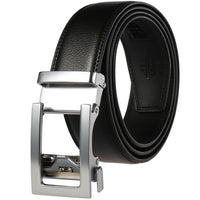 HKM-689939 3.0CM Automatic Buckle Men's Fashion Belt - Sleek, Adjustable Design for Everyday Wear