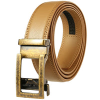 HKM-689939 3.0CM Automatic Buckle Men's Fashion Belt - Sleek, Adjustable Design for Everyday Wear