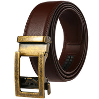 HKM-689939 3.0CM Automatic Buckle Men's Fashion Belt - Sleek, Adjustable Design for Everyday Wear