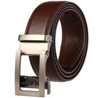 HKM-689939 3.0CM Automatic Buckle Men's Fashion Belt - Sleek, Adjustable Design for Everyday Wear