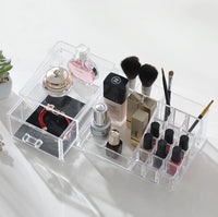 HKM-299731 Large Capacity Transparent Cosmetic Storage Box – Organize Jewelry, Masks, Lotion & Lipstick