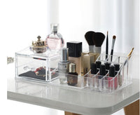 HKM-299731 Large Capacity Transparent Cosmetic Storage Box – Organize Jewelry, Masks, Lotion & Lipstick