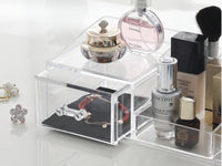 HKM-299731 Large Capacity Transparent Cosmetic Storage Box – Organize Jewelry, Masks, Lotion & Lipstick