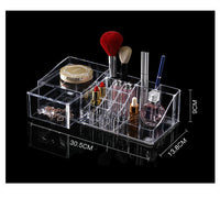 HKM-299731 Large Capacity Transparent Cosmetic Storage Box – Organize Jewelry, Masks, Lotion & Lipstick