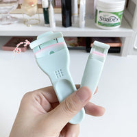 HKM-781011 Long-Lasting Curling Eyelash Curler in Green Pink - Natural Eye Enlargement